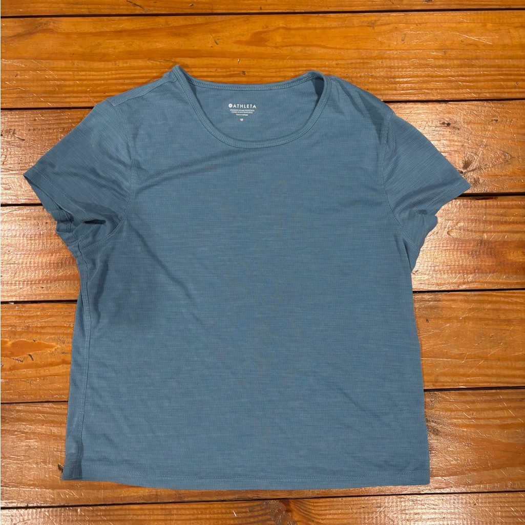 707 Blue Athleta Shirt